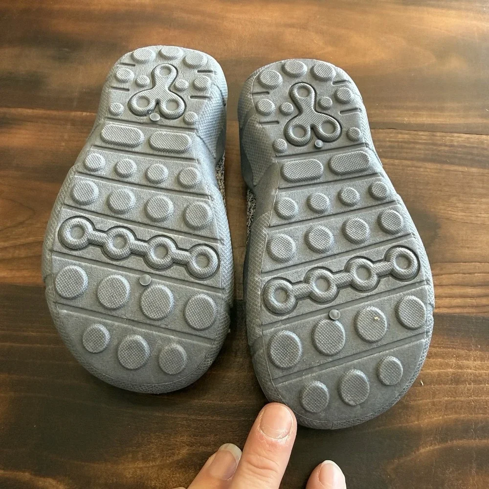 Hobibear Kids Wide Toe Box Barefoot Shoes  Toddler US 8.5 Gray Mesh Slip On